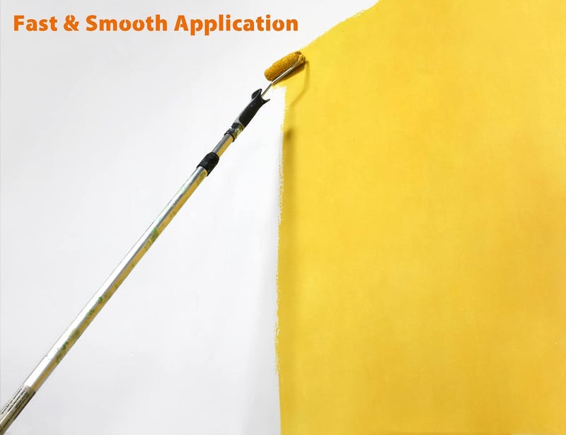 Rolling Dog 4Inch Jumbo Mini Paint Roller Covers - Microfiber Jumbo Roller Sleeves with 3/8” Nap for Walls,Cabinets,Furniture Painting(Pack of 10) - Image 5